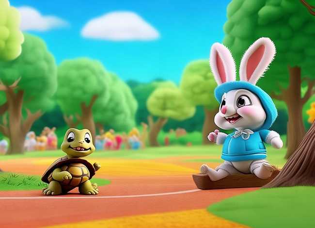 幼儿龟兔赛跑故事视频，幼儿龟兔赛跑故事视频教学