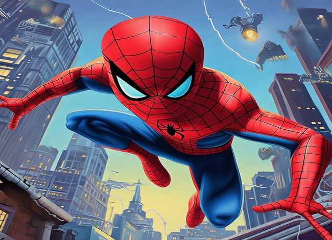 蜘蛛侠儿童故事绘本 - 蜘蛛侠的绘本故事