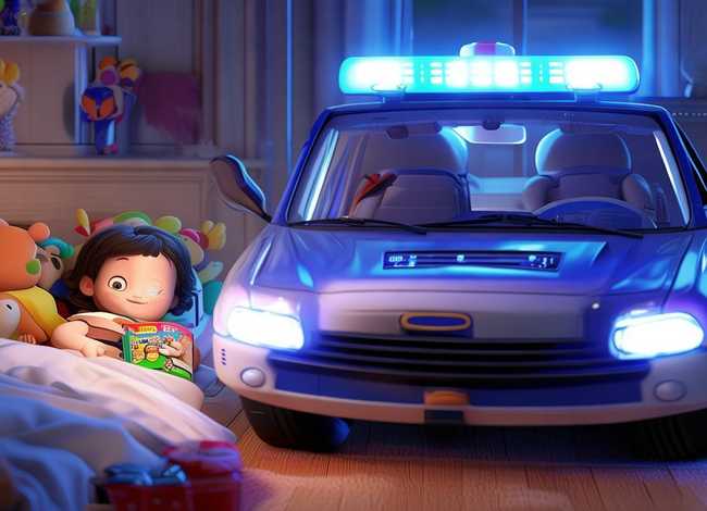 警车故事儿童睡前故事、警车的故事 幼儿睡前