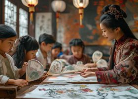 扇子画儿童古风教学 - 扇子画儿童古风教学大全