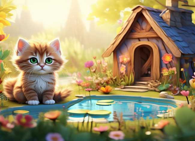 小猫的故事完整版儿童故事 小猫的故事幼儿故事绘画