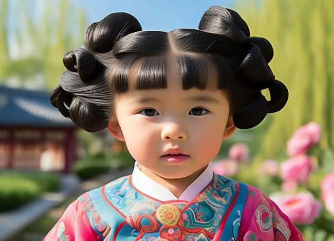 儿童汉服发型100种、儿童汉服发型100种图片