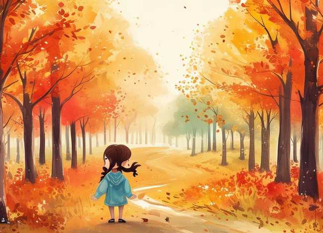 找秋天故事（找秋天故事画）