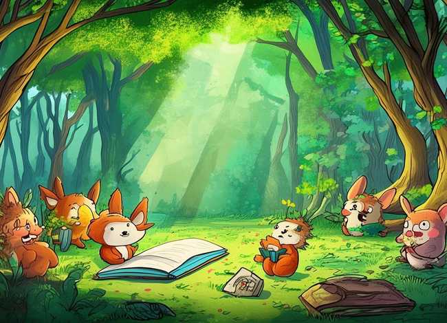森林里的故事绘本（森林里的故事绘本图片）