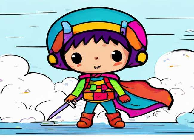 英雄人物 儿童，英雄人物儿童画 简笔画