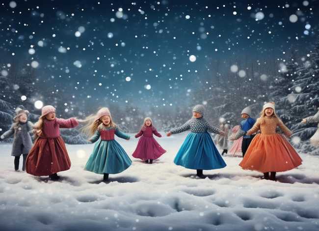 冬天的故事儿童舞蹈、冬天的故事儿歌舞蹈