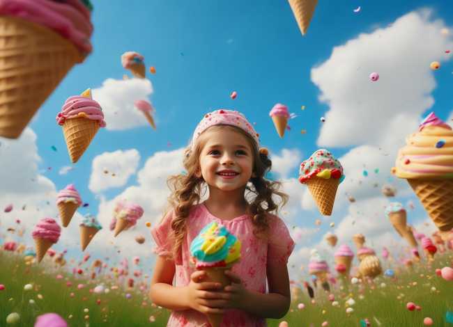 冰淇淋小姑娘绘本故事（冰淇淋小姑娘绘本故事内容）