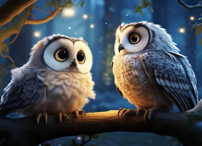 关于猫头鹰儿童的故事简短（关于猫头鹰的幼儿故事）