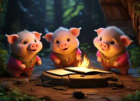 三只小猪儿童故事在线听、三只小猪故事mp3在线听