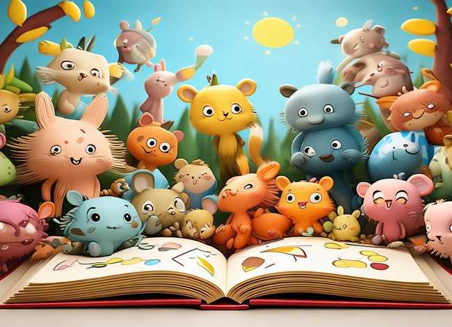 儿童寓言故事画打印、幼儿寓言故事简笔画