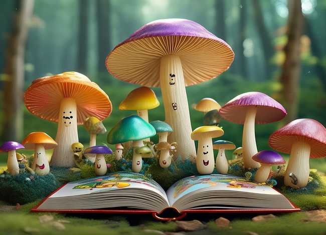 蘑菇绘本故事、蘑菇绘本故事图片