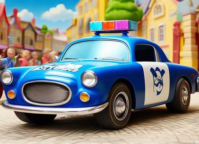 警车的故事书；警车的故事绘本