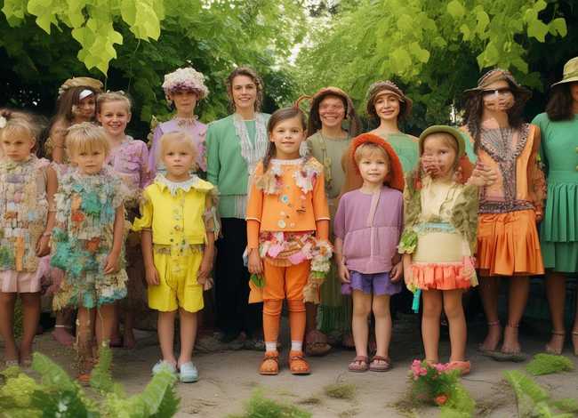 环保时装秀儿童服装图片；环保时装秀服装图片幼儿园 大人