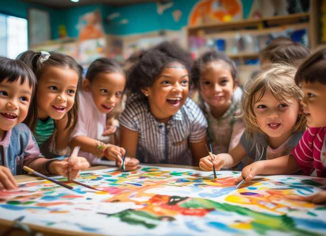 我们的故事儿童画学校篇 画一个关于我们的故事吧