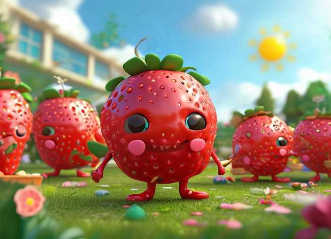 草莓的故事儿童 - 草莓的幼儿故事