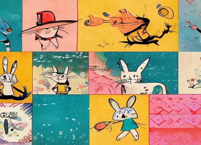 绘本故事简笔画6张 素材；绘本故事简笔画6张 素材图片