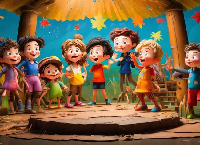 儿童原创故事剧本800字、幼儿故事剧本8人