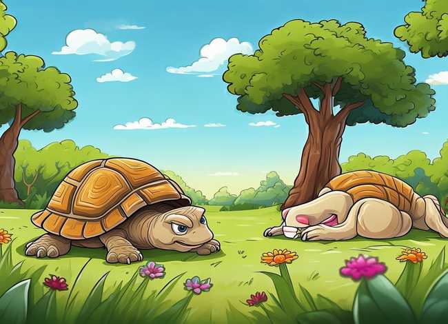 龟兔赛跑儿童故事完整版；龟兔赛跑幼儿故事视频