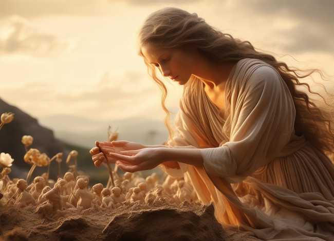 女娲造人幼儿故事简短，女娲造人幼儿故事简短概括