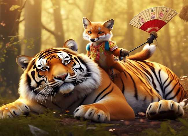 儿童故事狐假虎威、狐假虎威的幼儿故事