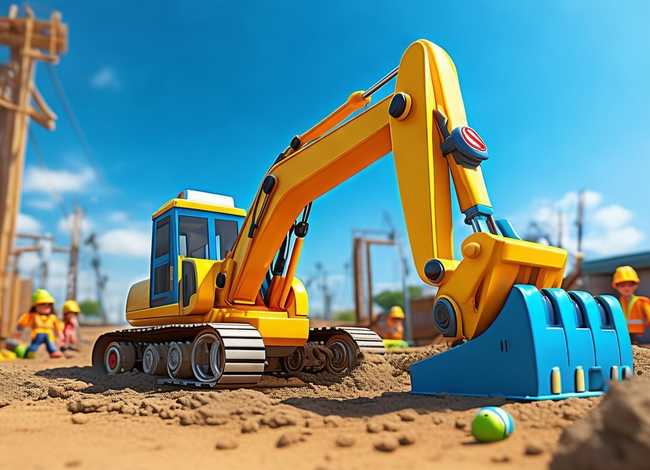 挖土机动画片儿童挖掘机动画片，挖土机 儿童挖掘机动画片