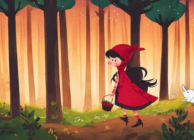 儿童故事小红帽的全文；故事小红帽的故事