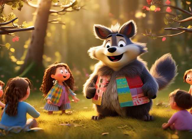 大灰狼的儿童故事；少儿故事大灰狼的故事