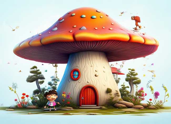 儿童故事蘑菇房子 幼儿故事蘑菇房子