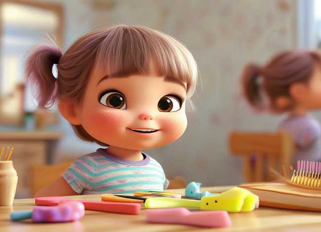 梳头发教程简单儿童 梳头发教程简单儿童图片