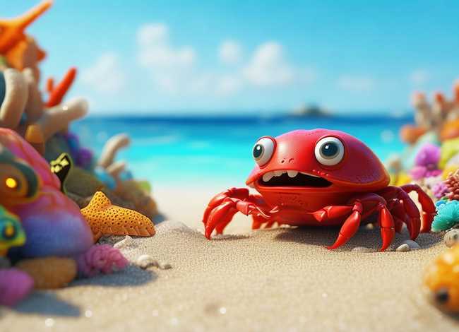 儿童故事螃蟹的故事、幼儿故事螃蟹的奇遇