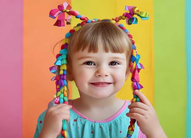 儿童扎起来的发型 - 儿童扎起来的发型叫什么