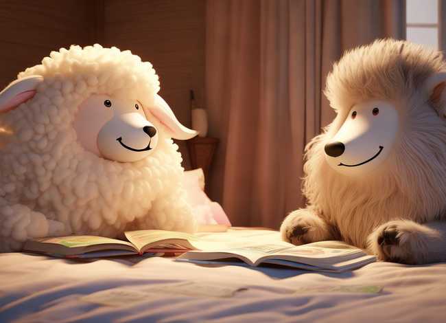 儿童睡前故事狼和小羊、幼儿故事在线听睡前狼和小羊