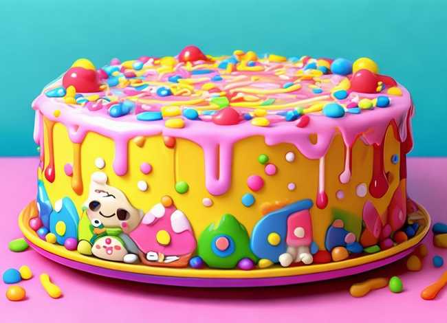 儿童蛋糕简笔画 - 儿童蛋糕简笔画涂色大全