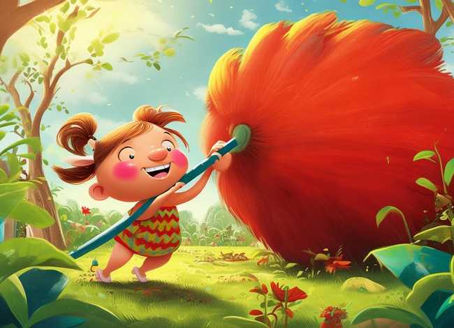 儿童故事拔萝卜图片 幼儿故事拔萝卜图片