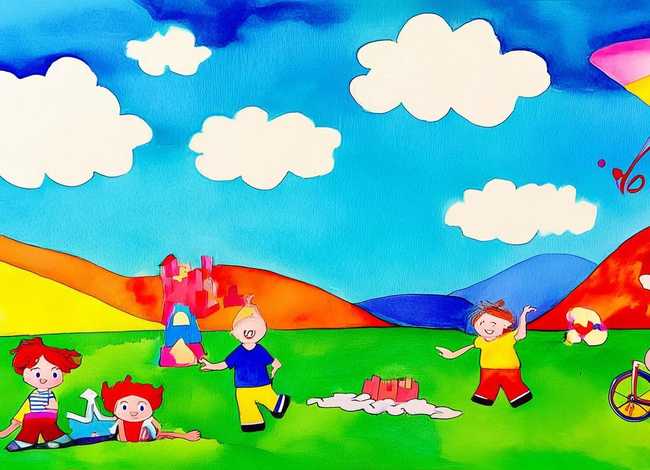 儿童水粉画（儿童水粉画简单漂亮）