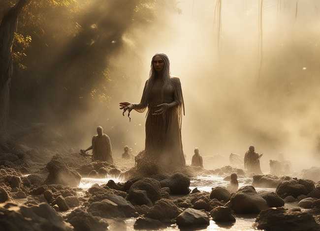 女娲造人的神话故事 女娲造人的神话故事拼音版