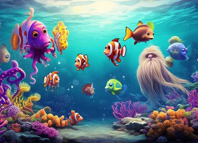 儿童故事大全海底的鱼、幼儿有趣的海底小故事
