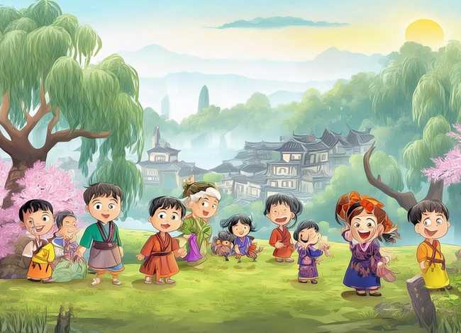 清明节的故事视频儿童配音；清明节的故事视视频