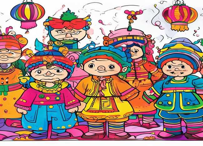 儿童葫芦娃绘图基础+a4打印免费下载 儿童葫芦娃绘图基础 a4打印免费下载