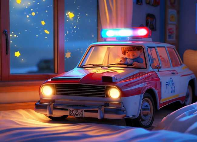 警车的故事儿童版 - 警车的故事 幼儿睡前
