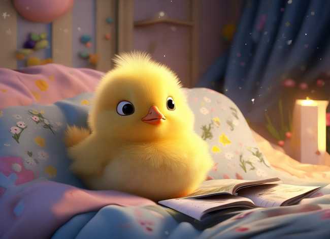 小鸡儿童睡前小故事，小鸡宝宝睡前故事