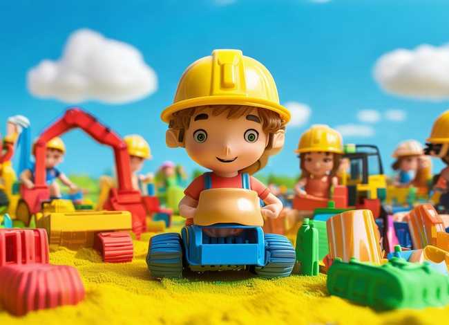 儿童故事挖掘机视频（幼儿挖掘机动画视频小故事片）