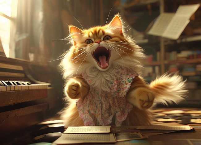 唱歌的小花儿童故事（爱唱歌的小花猫故事）