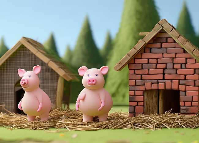 三只小猪视频儿童故事、三只小猪的视频故事