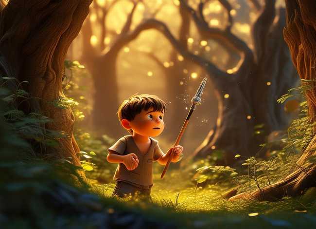 神笔马良故事演讲 - 神笔马良故事演讲比赛动画背景下载