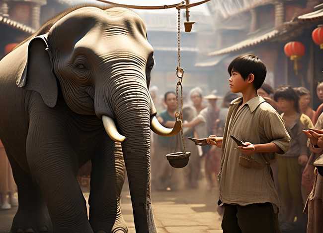 曹冲称象故事绘本图片、曹冲称象故事绘本图片简单