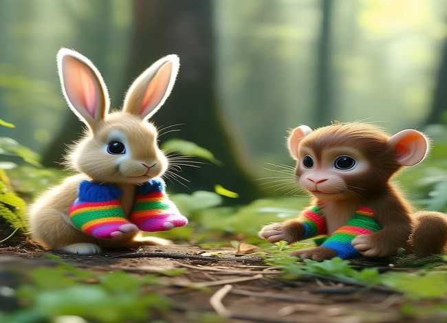 袜子 故事 - 袜子 故事 小兔子说这是我的耳朵套 小猴 尾巴套