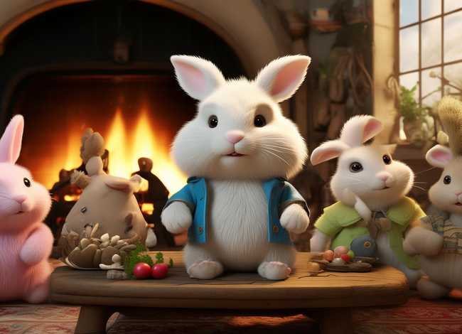 儿童睡前故事彼得兔和朋友们 - 彼得兔和他的朋友们故事简要