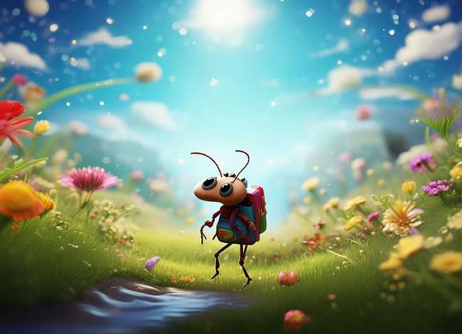 儿童故事小蚂蚁去旅行（小蚂蚁去旅行绘本故事）