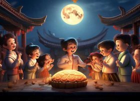 儿童中秋节古诗四句、中秋节少儿古诗四句